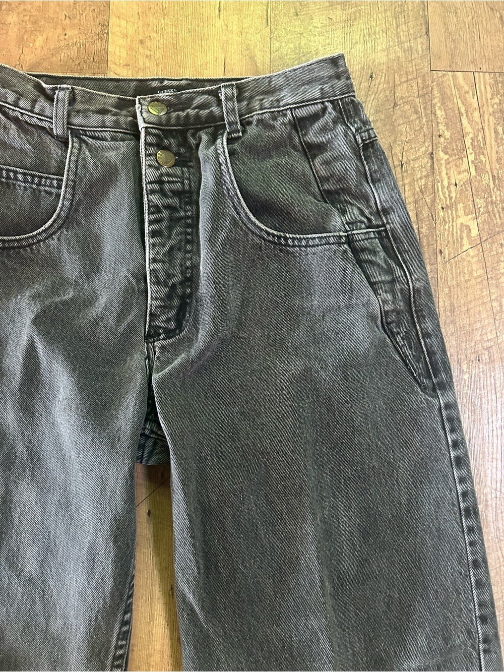 Vintage Guess Georges Marciano USA Black Acid Wash Mom Jeans Size 4 27.5 Waist - Picture 7 of 16